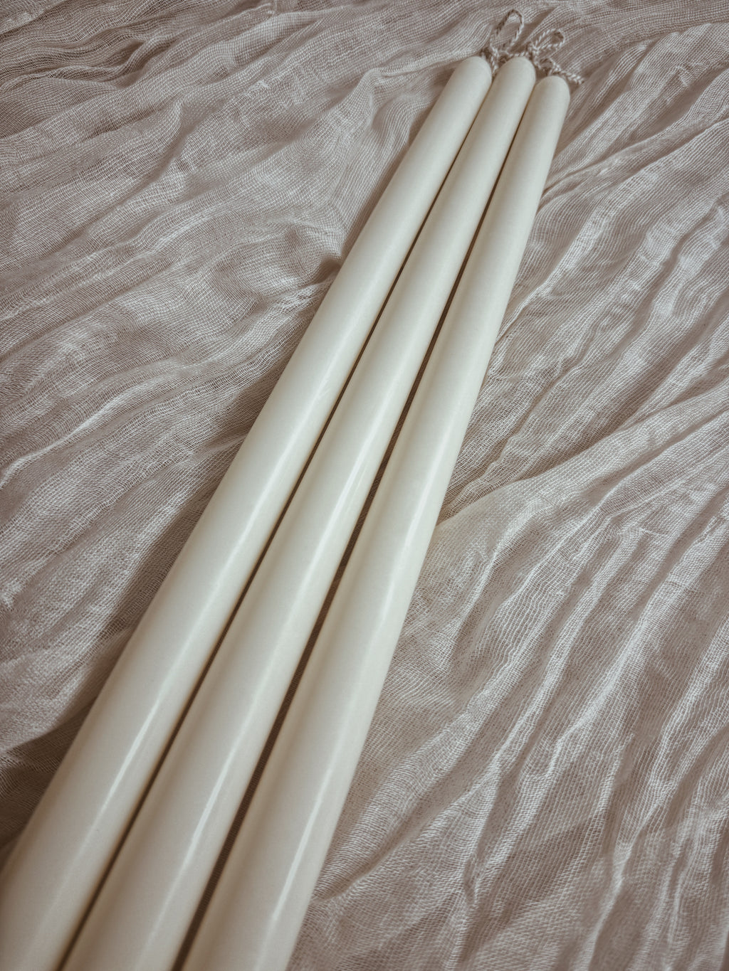 Ivory Taper Candle