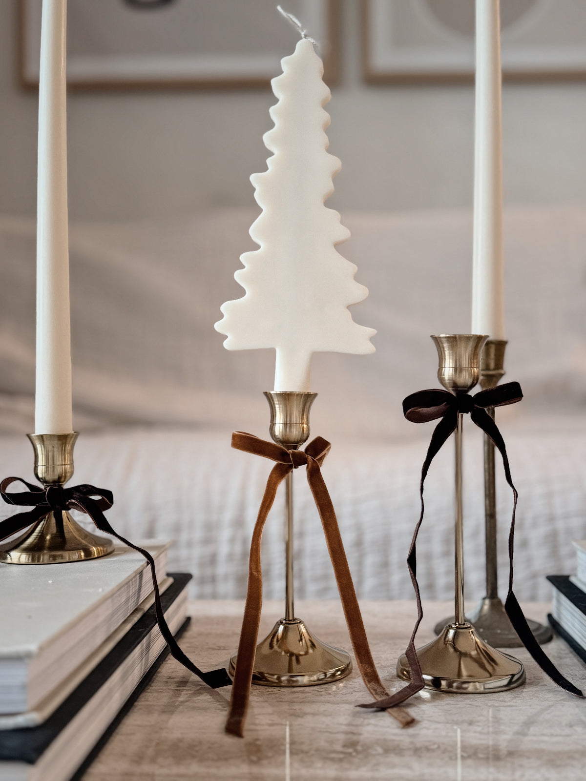CHRISTMAS TREE TAPER • Sculptural Candle