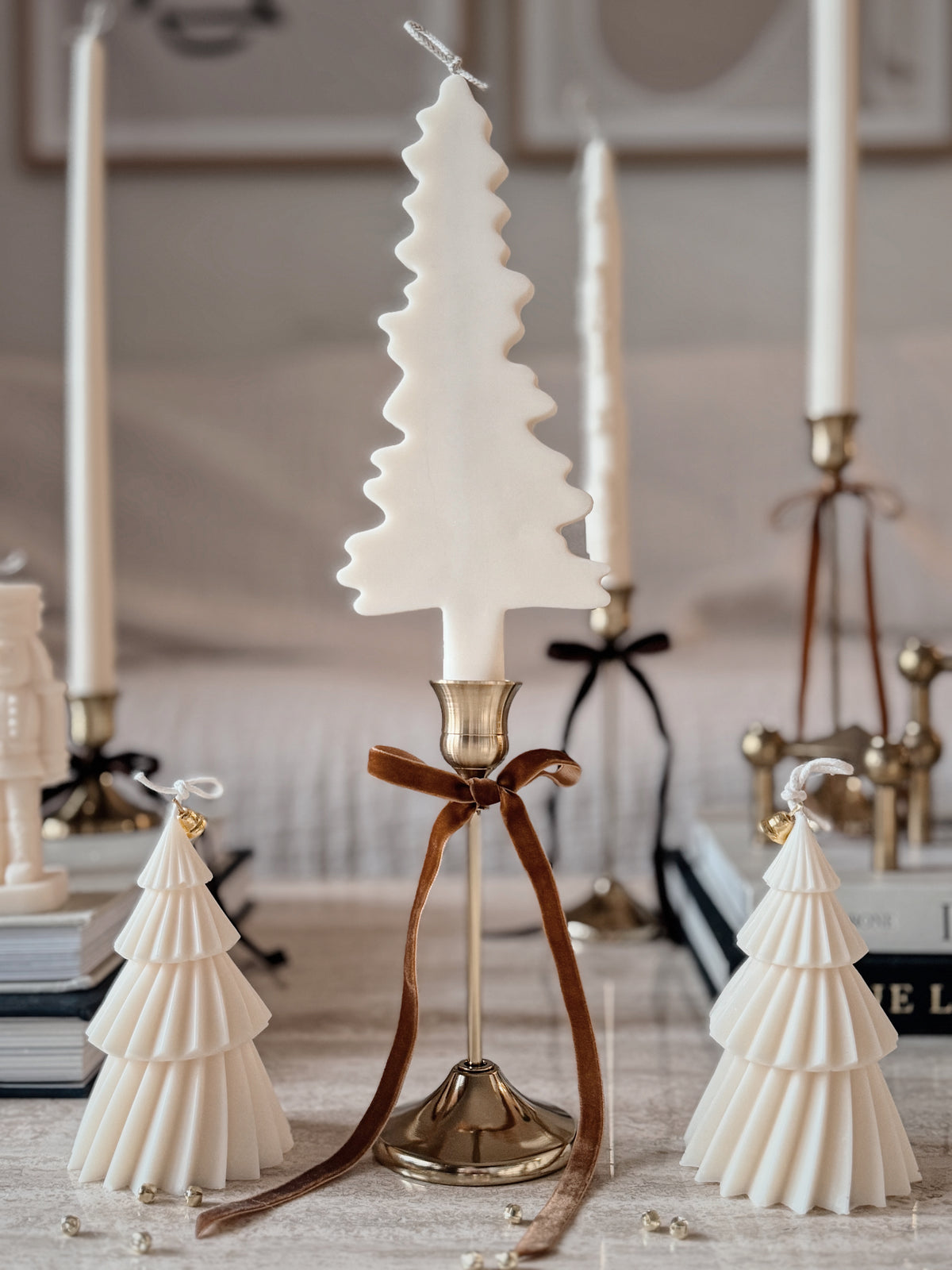 CHRISTMAS TREE TAPER • Sculptural Candle