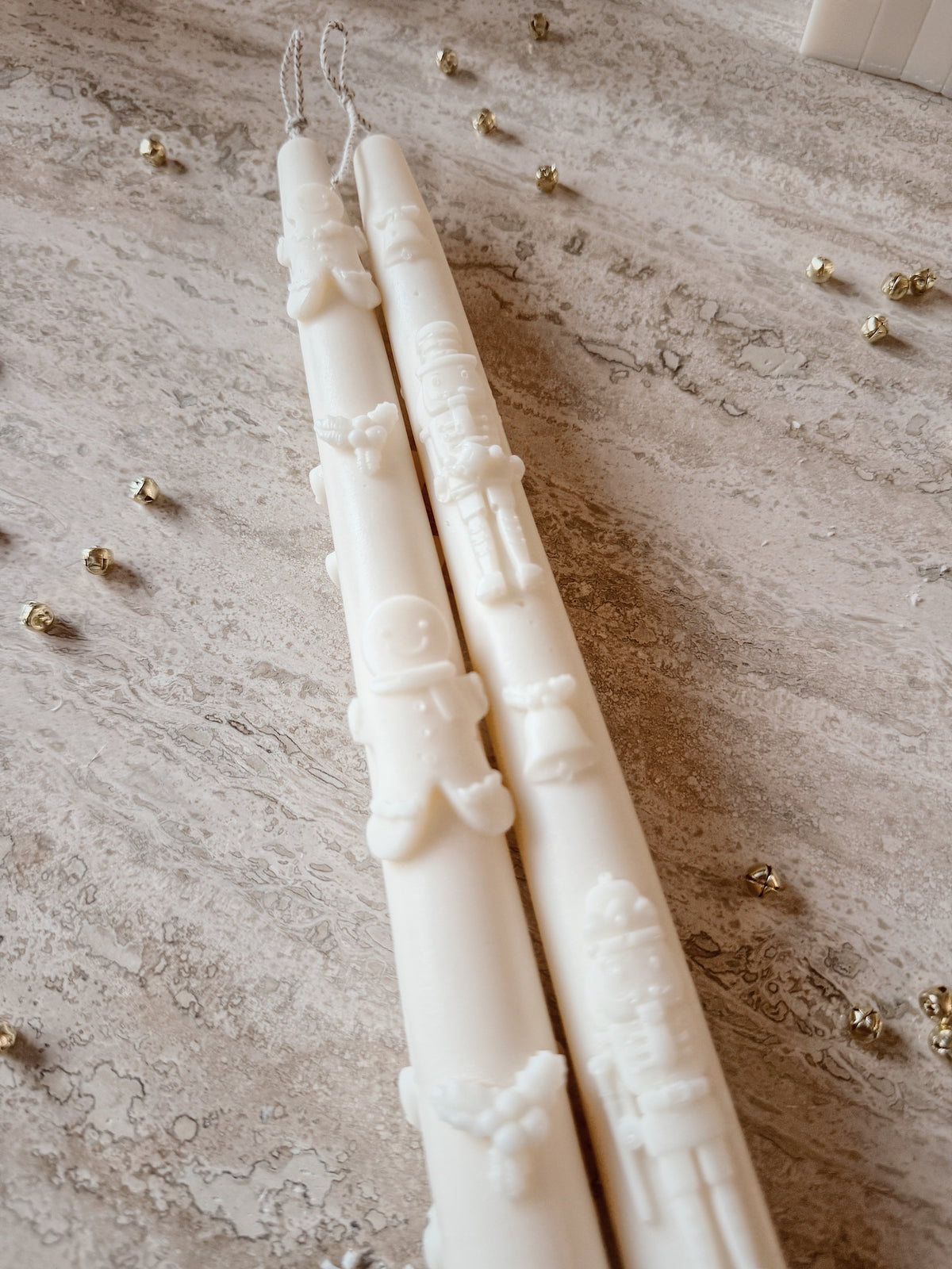 NUTCRACKER & GINGERBREAD MAN TAPER • Sculptural Candle