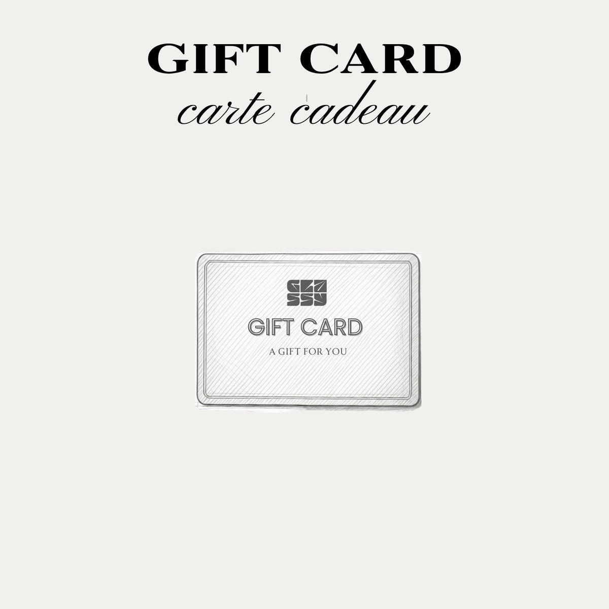 GLASSY DIGITAL GIFT CARD
