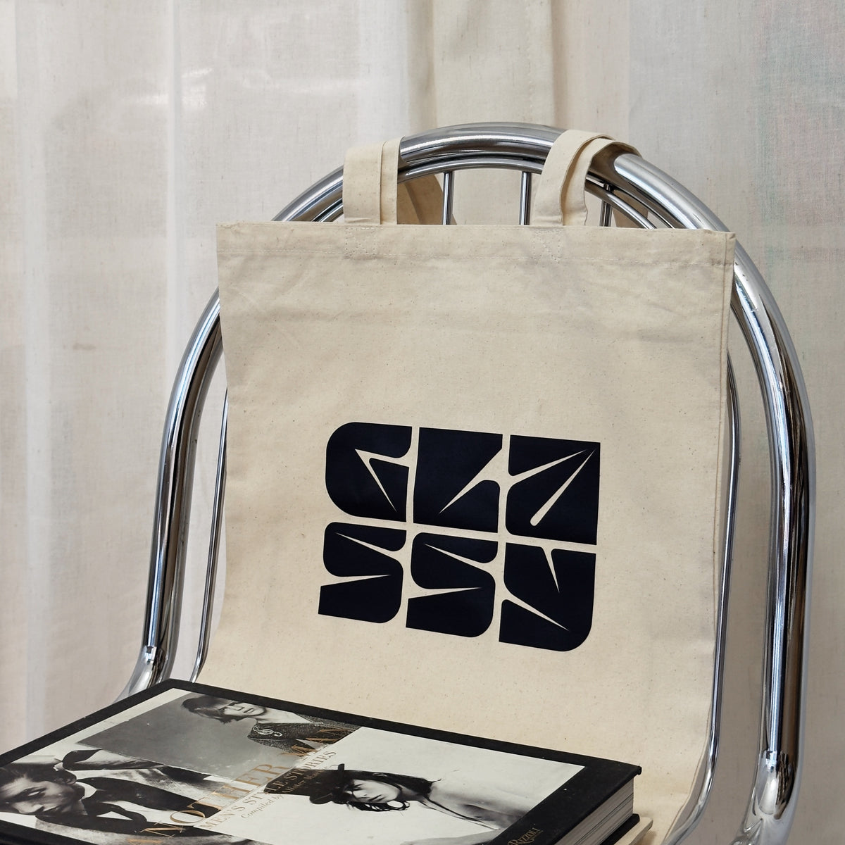 GLASSY CANVAS TOTE BAG
