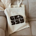 GLASSY CANVAS TOTE BAG